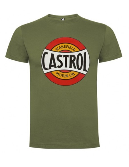 CAMISETA CASTROL CLÁSICA VERDE LOGO 1946