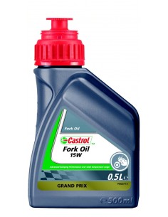 CASTROL ACEITE PARA HORQUILLAS 15W (BOTELLA 0,5L)