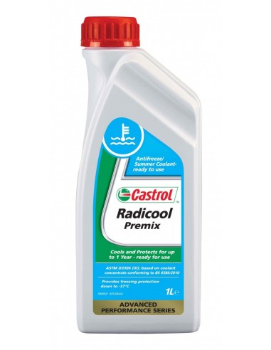 Botella Castrol Radicool Premix, 12x1L