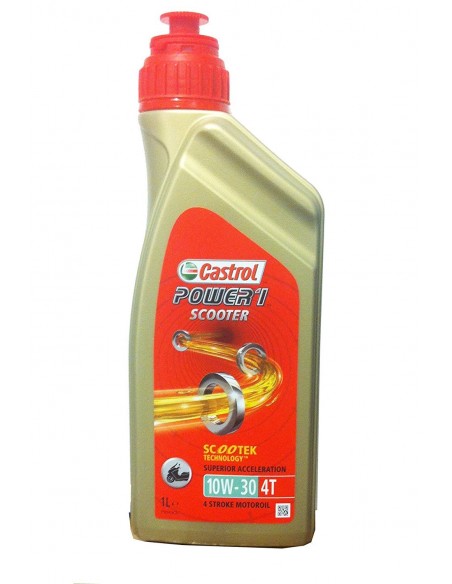 BOTELLA CASTROL POWER 1 SCOOTER 4T 10W30 1L