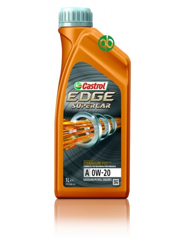 Botella Castrol Edge Supercar A 0W-20 1L E4