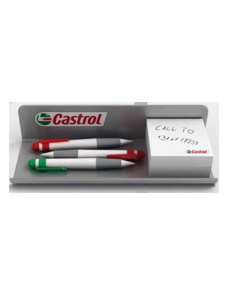 PORTABOLÍGRAFO Y BLOC DE NOTAS CASTROL