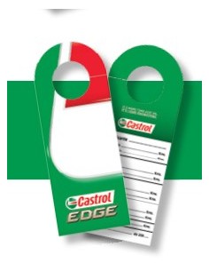 TARJETAS CAMBIO DE ACEITE CASTROL