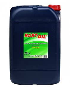 Bidón de aceite hidráulico Rastoil Poclain verde 25L