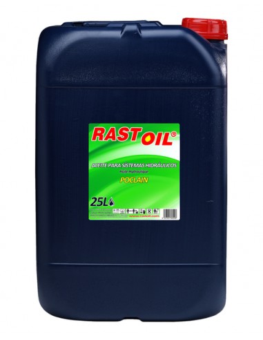 BIDÓN RASTOIL HIDRÁULICO POCLAIN VERDE 25 L-DESC