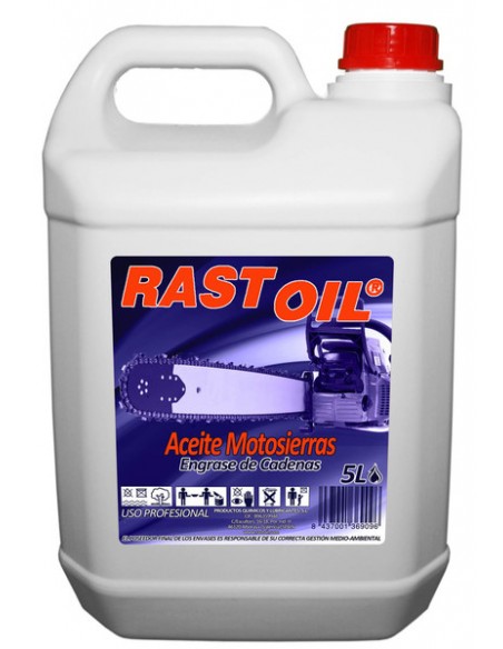 LATA RASTOIL ACEITE MOTOSIERRA ENGRASAR CADENA 5 L