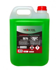 LATA YENCOIL ANTICONGELANTE ORGÁNICO 50% 5L VERDE