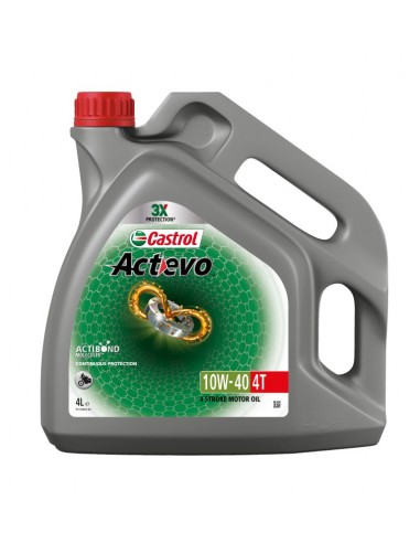 LATA CASTROL ACTEVO 4T 10W40 4L
