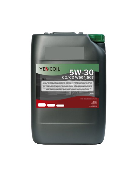 Bidón YENCOIL HYDRAU HLP HM 68 20L (Rojo)