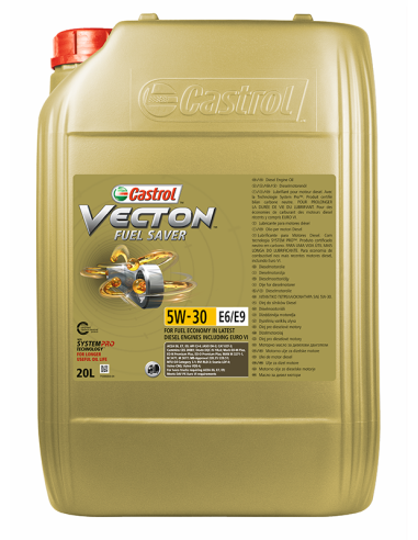 BIDON CASTROL VECTON LONG DRAIN 5W30 E6/E9 20L (15FED2)