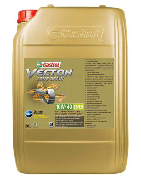 CASTROL VECTON LONG DRAIN 10W-40 E6/E9 20 L
