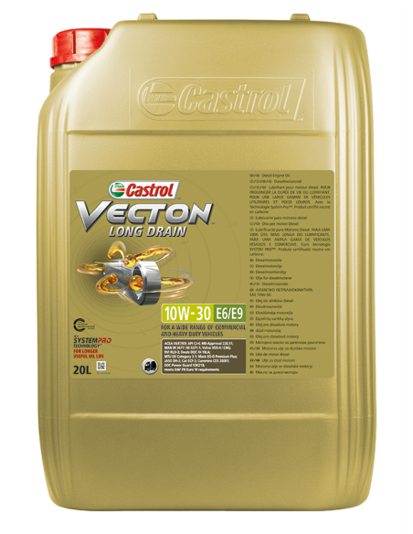 CASTROL VECTON LONG DRAIN 10W30 E6/E9 20L