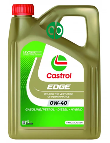 LATA CASTROL EDGE 0W40 4L (1534A7)