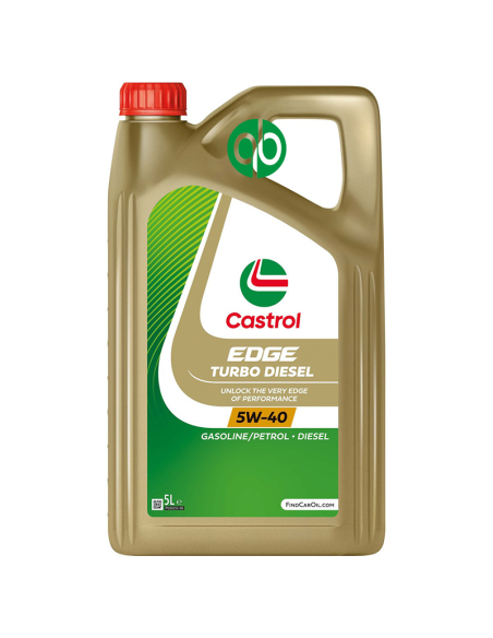 LATA CASTROL EDGE TURBO DIÉSEL 5W-40 TI 4X5L
