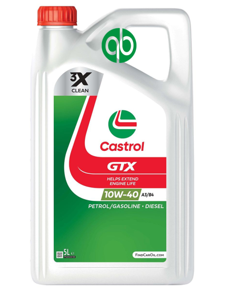 CASTROL GTX 10W40 A3/B4 4X5L E4