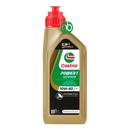 BOTELLA CASTROL POWER 1 ULTIMATE  4T 10W60 12X1L