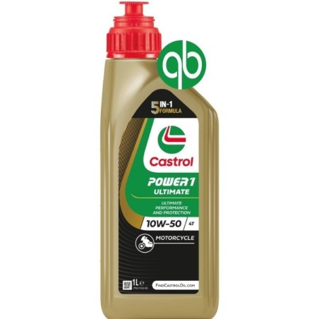 BOTELLA CASTROL POWER 1 ULTIMATE 4T 10W50 12X1L