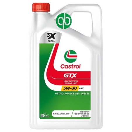 LATA CASTROL GTX 5W30 RN17 5L (15CC30)