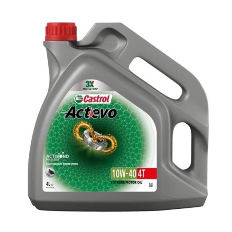 LATA CASTROL ACTEVO 4T 10W40 4L